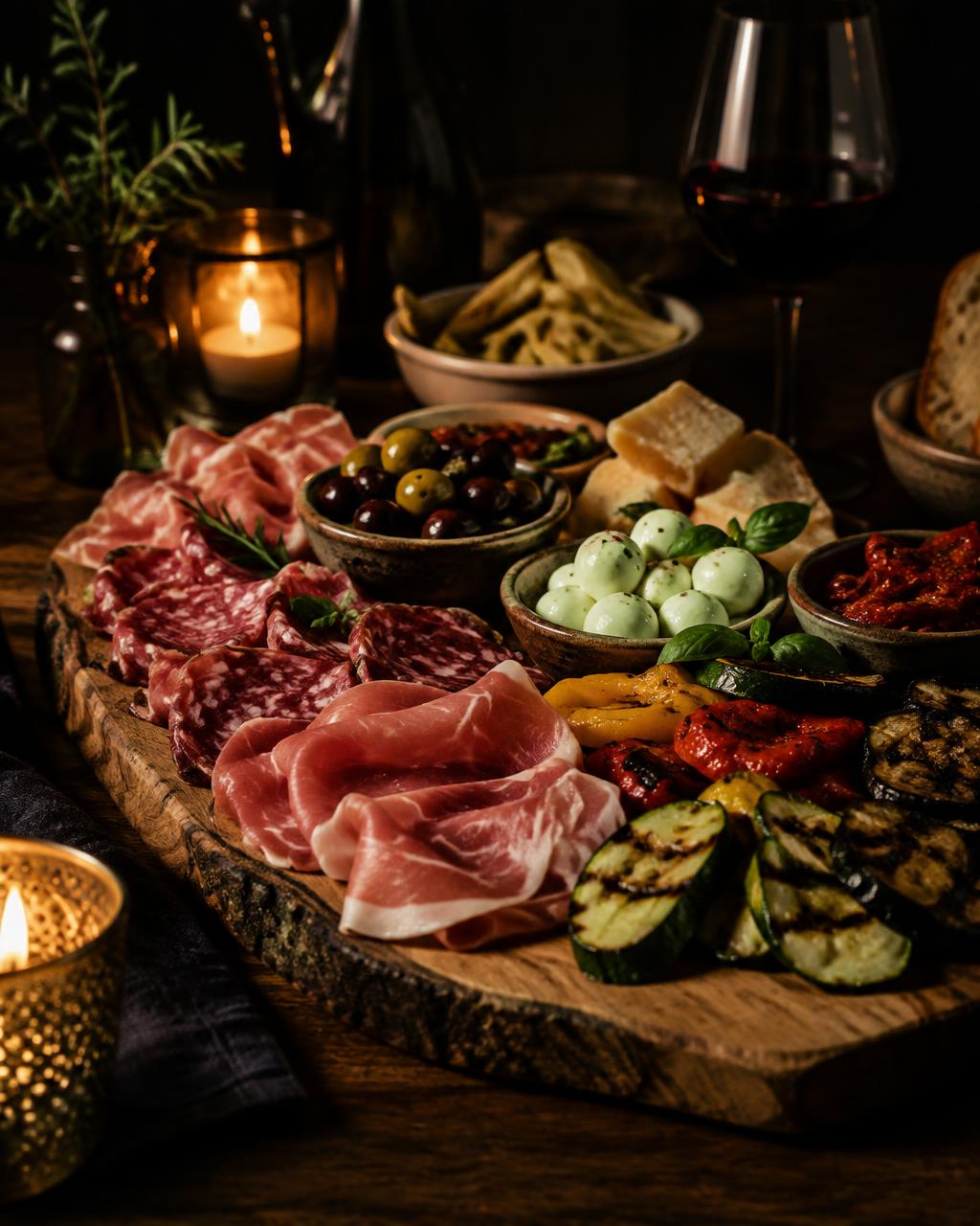 Planche d'antipasti